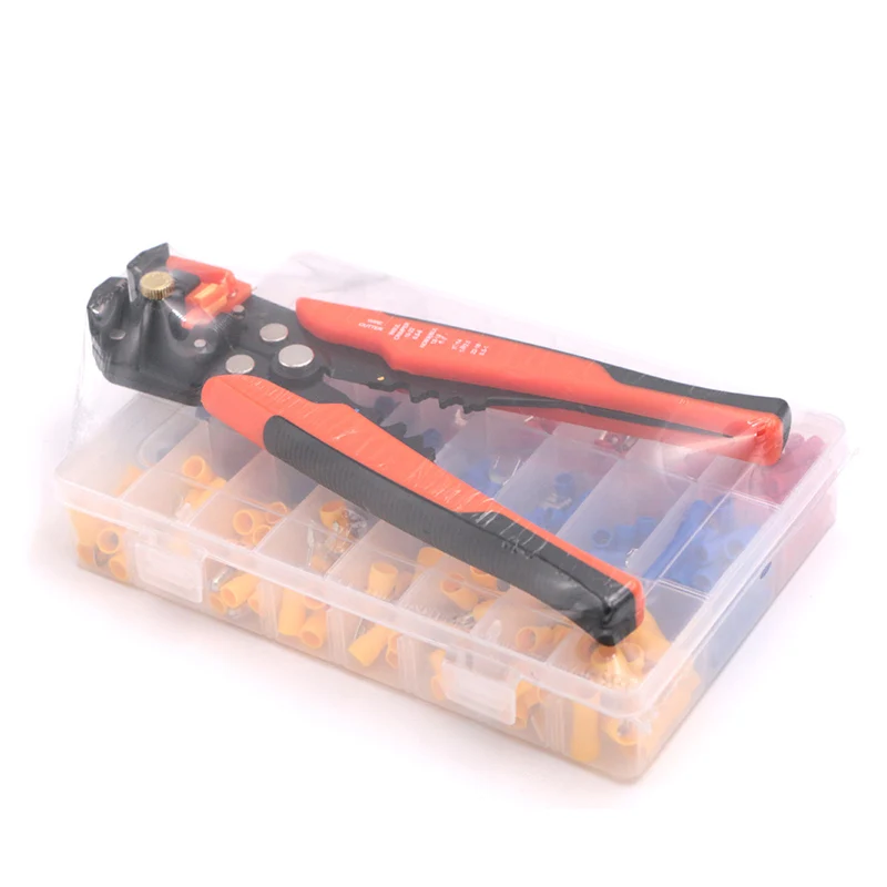 

Cable Wire Stripper Cutter Crimper Automatic Multifunctional TAB Terminal Crimping Stripping Plier Tools for connector Set