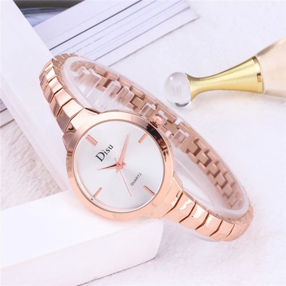 

Student Fashion round Alloy Watch Girls Exquisite Quartz Watch luxury fashion