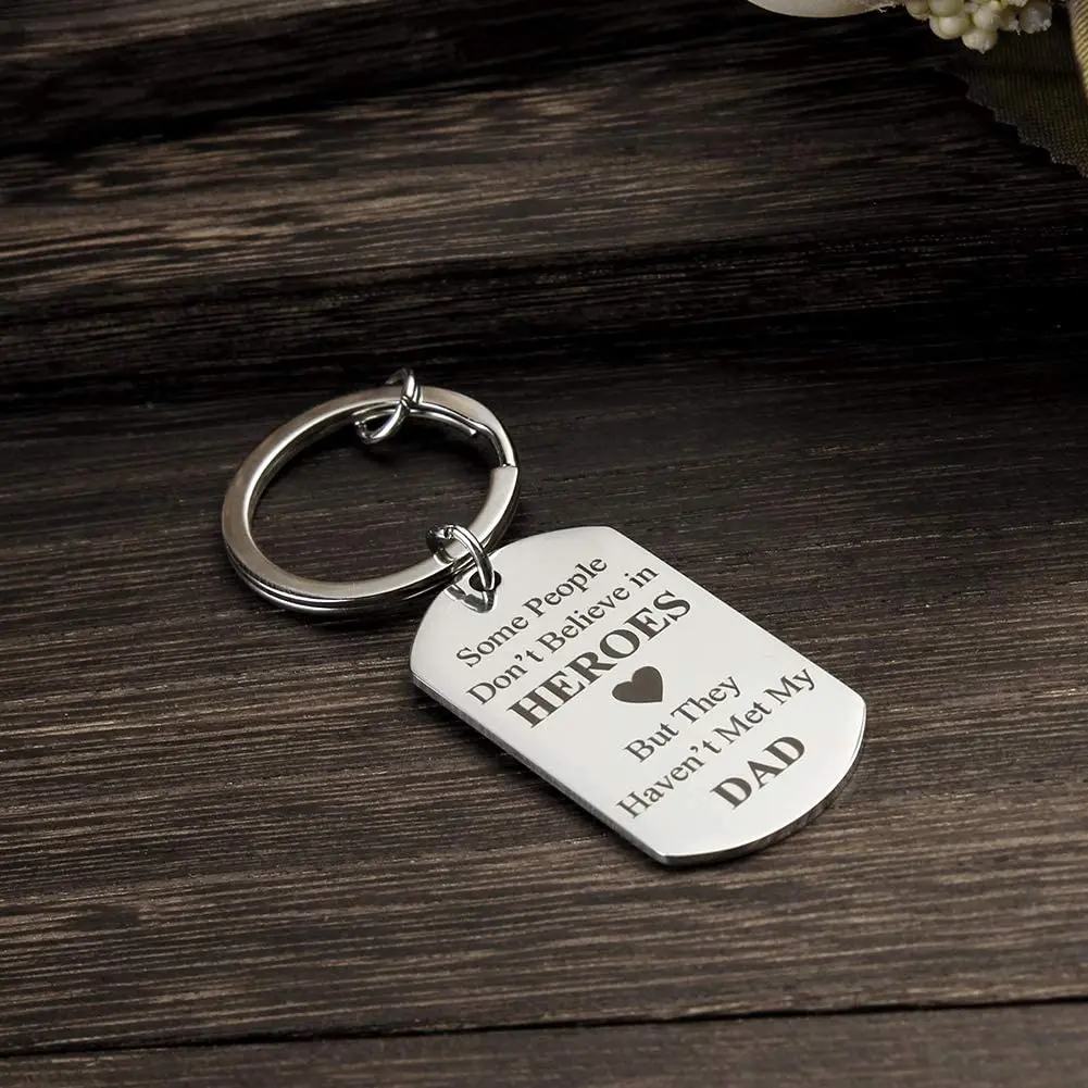 Подарок на день отца брелок подарок День Благодарения от дочери сына ребенка