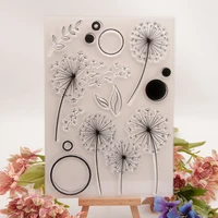 scrapbook dies arrivals clear stamps rubber stamps for card making wax silicone silicone stamp dandelion craft supplies