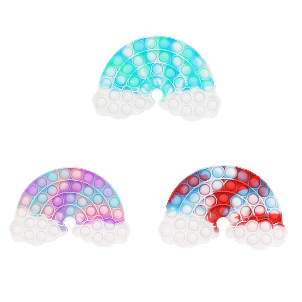 

Bubble Sensory Reliever Needs Anti-Stress Toys Cloud Silicone Anti-stress Autism Needs Toys Kids Push Bubble Sensory