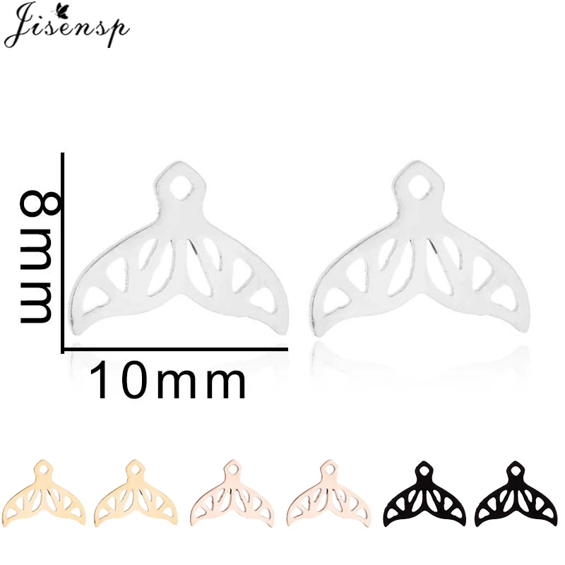 Серьги-гвоздики Jisensp из нержавеющей стали для женщин и детей небольшие украшения