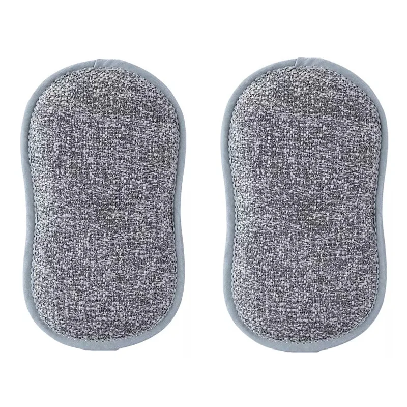 2PCS Xiaomi Mijia Youpin JORDAN& JUDY очистка от загрязнения щетка кухонная для мытья посуды артефакт не повредит руку антипригарное масло - Цвет: 2PCS