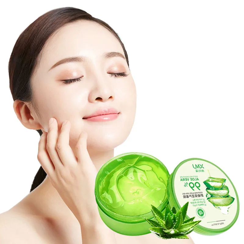 

99% Aloe Vera Essence Shrink Pores Remove Acne Moisturize Repair After Sun Nourish Face Body Day Cream Skin Care Gel 300g