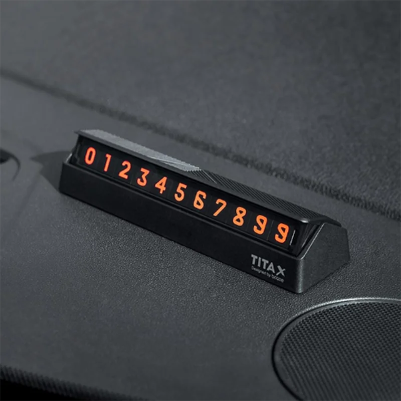 Xiaomi Mijia TITA X откидной тип автомобильный температурный парковочный номер телефона