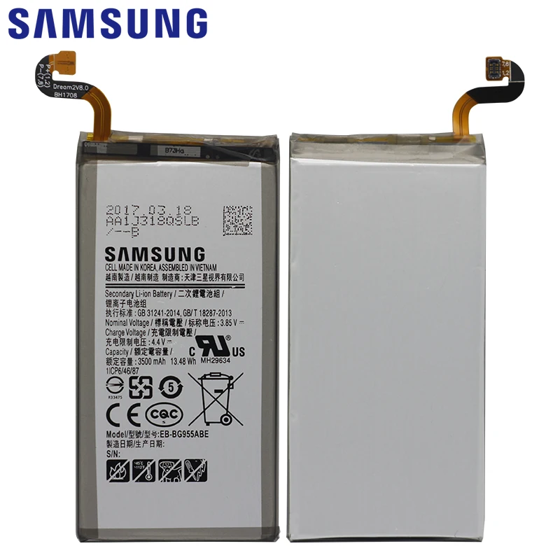 Samsung телефон батарея EB-BG955ABE 3500 мАч для samsung Galaxy S8 Plus G955 G955F G955A G955T G955S G955P батареи