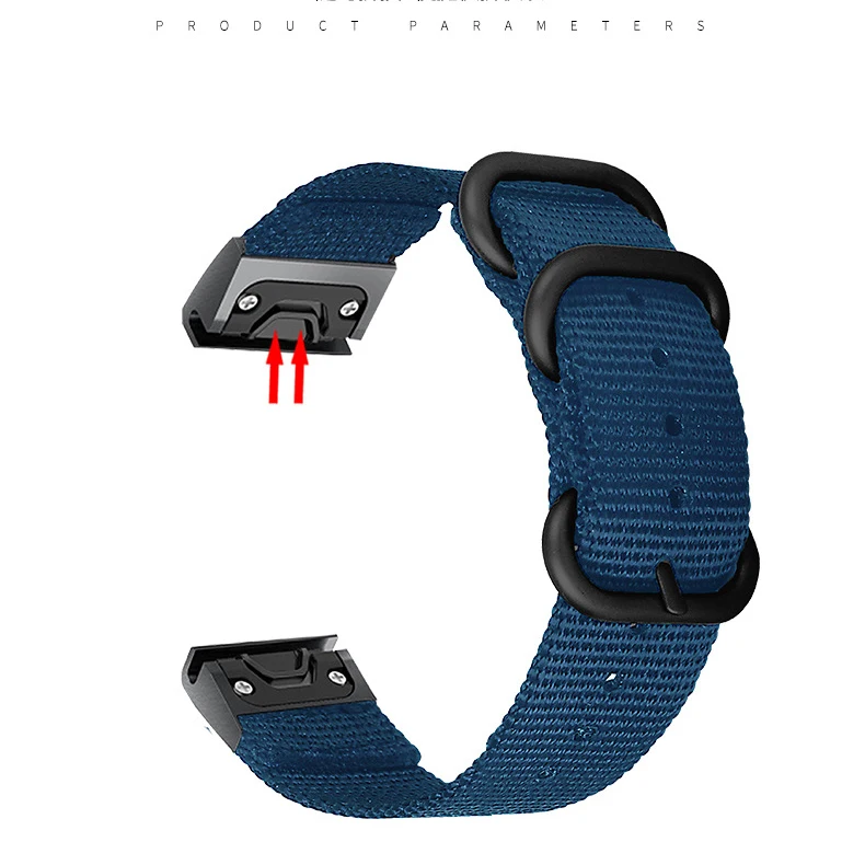 Ремешок Fenix 6X 6 6S Pro для наручных часов нейлоновый браслет Garmin 5X/Fenix 5 5S/Forerunner 935 945 |