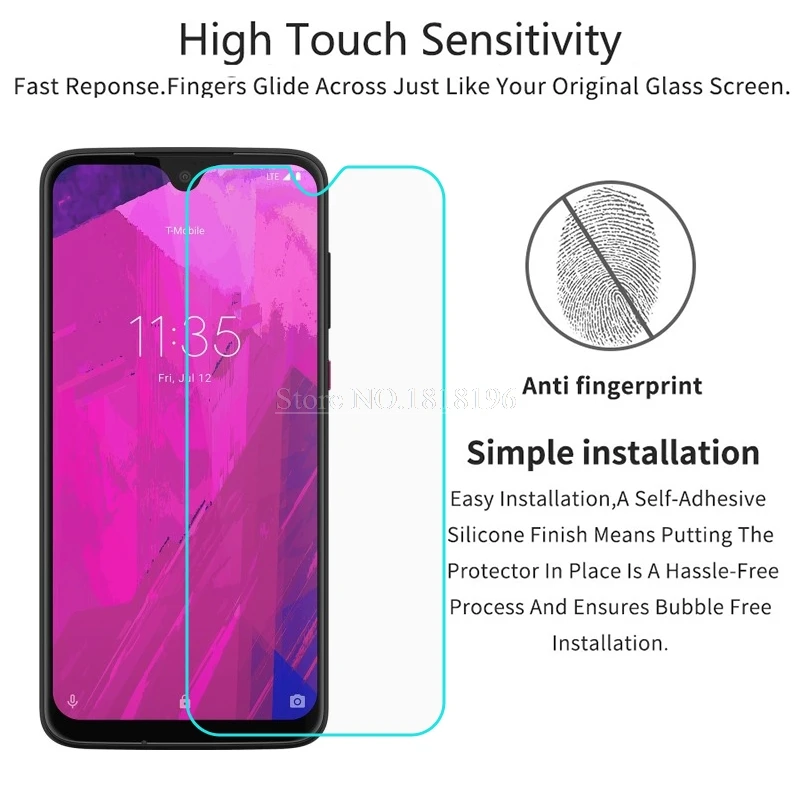 Закаленное стекло для T-Mobile REVVLRY Plus защитное 9H Защитная пленка экрана 6 24 чехол |