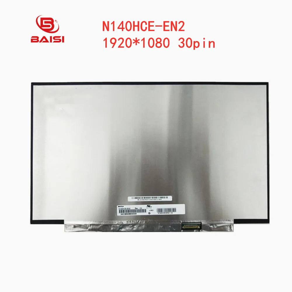 

N140HCE-EN2 Rev.C2 N140HCE EN2 LED Display LCD Screen Matrix for Laptop 14.0" IPS 30Pin FHD 1920X1080 Matte Replacement