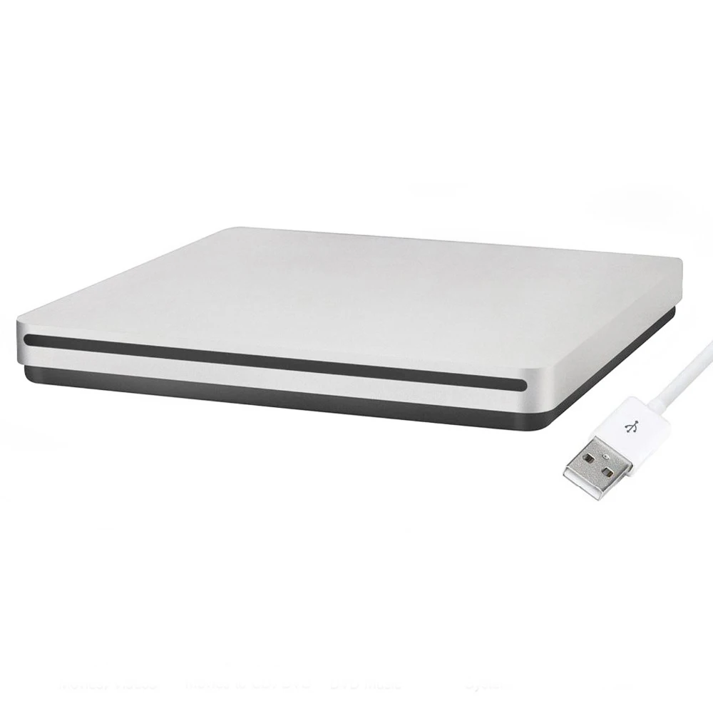 Серебристый супертонкий внешний слот в корпусе DVD RW USB 2 0 Корпус 9 5/12 7 мм IDE