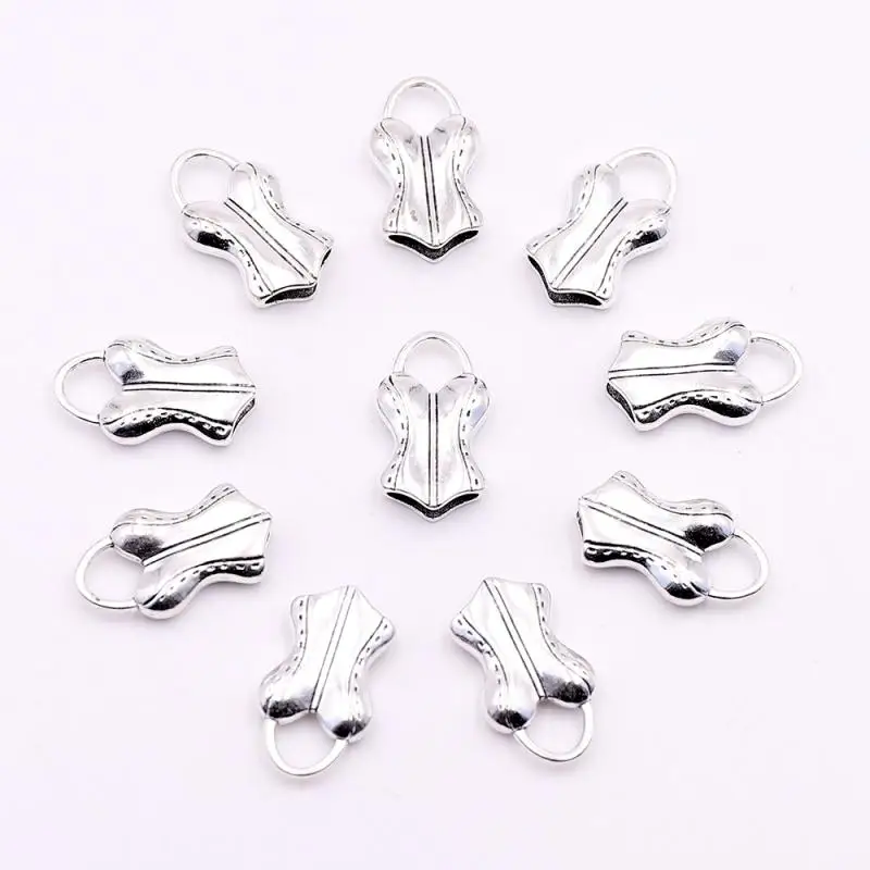 Серебристые Металлические Корсеты Подвески для самостоятельного изготовления