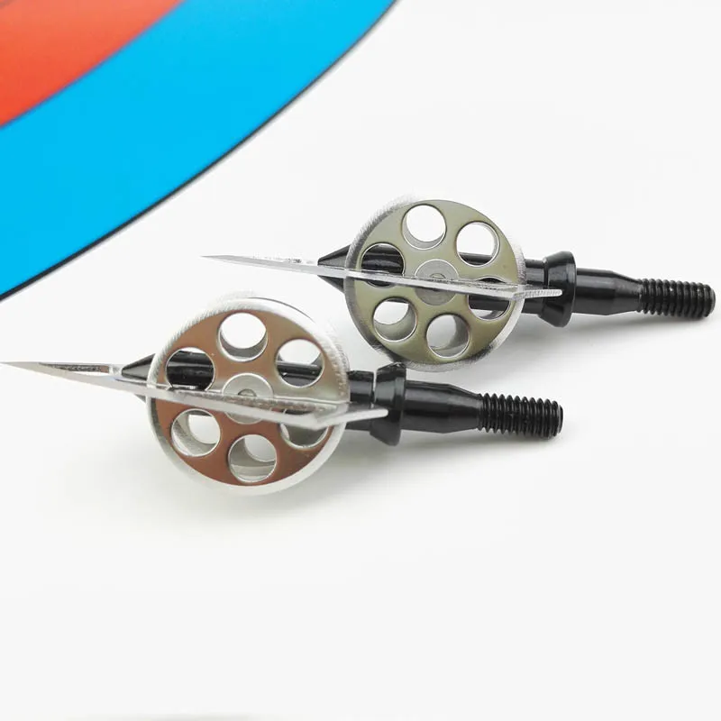 3 шт. стрельба из лука Broadheads 100 зерно наконечники стрел 2-очистительные полосы наконечники стрелы для блочного Лука и наконечники стрелы для арбалета аксессуары