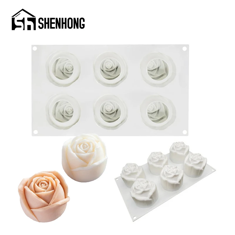 SHENHONG силиконовая форма для торта кексы подарок на день Святого Валентина 6