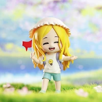 genuine anime figure the outcast feng bao zhang chu lan q doll pvc blind box girl figurines anime figure collection gift kids