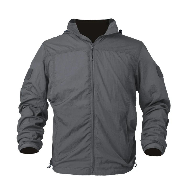 Мужская армейская кожаная куртка в стиле милитари тактическая легкая