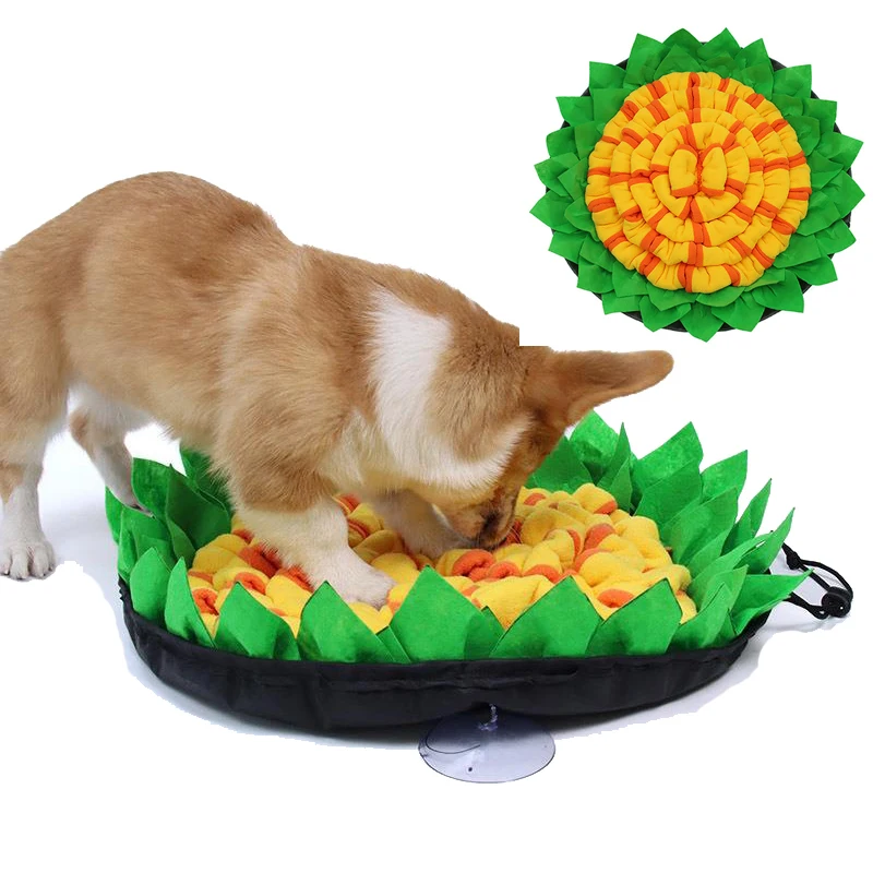 

Pet Dog Sniffing Mat Find Food Training Blanket Play Toys Dog Bed For Relieve Stress Puzzle Snuffle Mat Pad