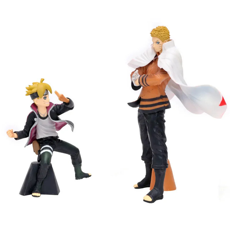 

Boruto Uzumaki Na Figure Toys Na Next Generations Father and Son 11-17CM Model Dolls Toys Gifts 2pcs/lot