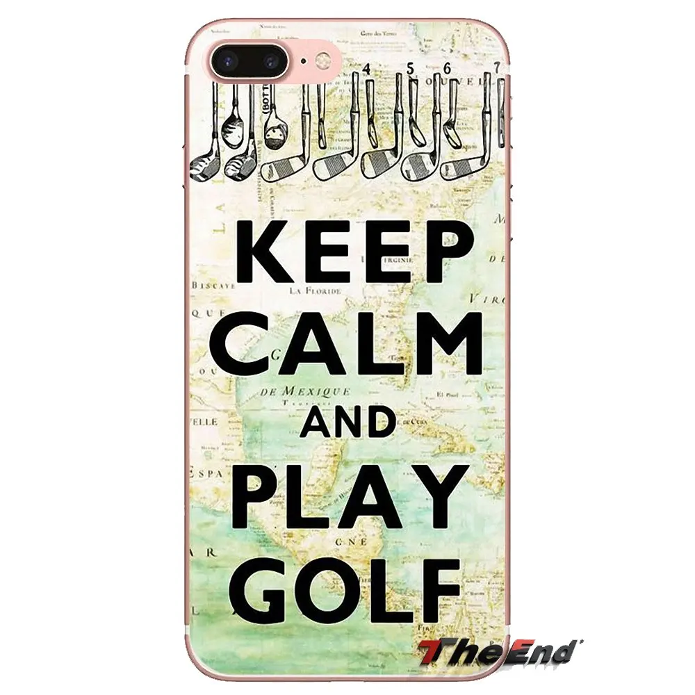 For Huawei Nova 2 3 2i 3i Y6 Y7 Y9 Prime Pro GR3 GR5 2017 2018 2019 Y5II Y6II Transparent TPU Housing Keep Calm And Play Golf UK |