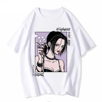 woman nana osaki print goth printed t shirt female summer short sleeved cartoon japanese anime harajuku casual o neck tops tees