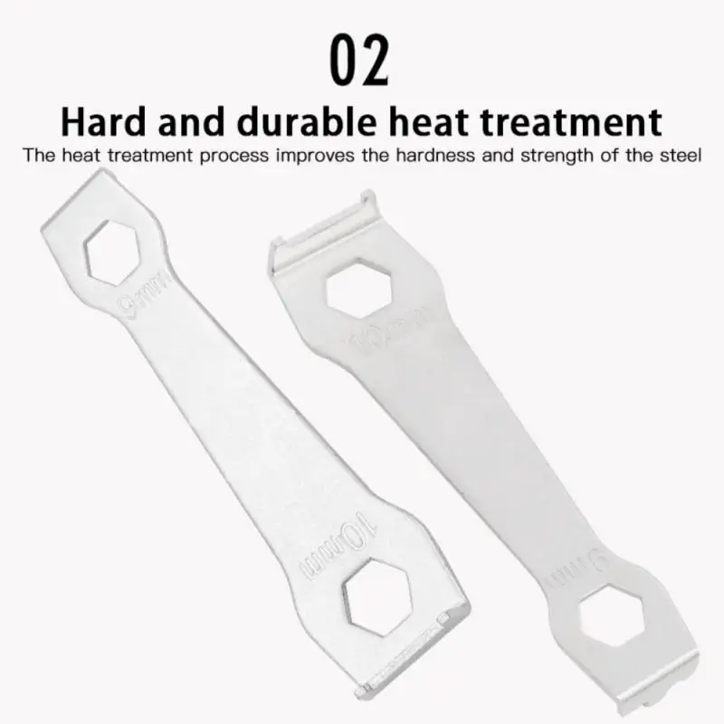 

Mountain Road Bike Foldable Bicycle Nail Plate Screw Bolt Wrench Repair Tool Cycling Disk Nail Disassembly Tool