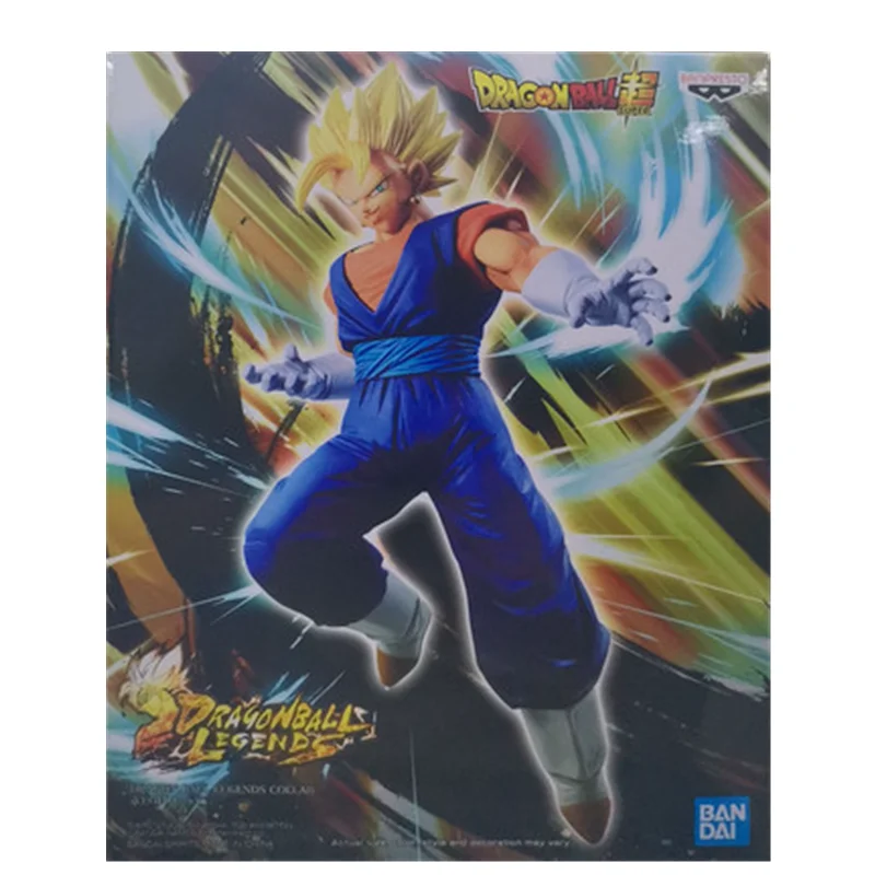 

22CM Original Bandai Assembled Scenery Figure Anime Dragon Ball Legends Mobile Game Joint LC Vegetto Boxed Model Toy