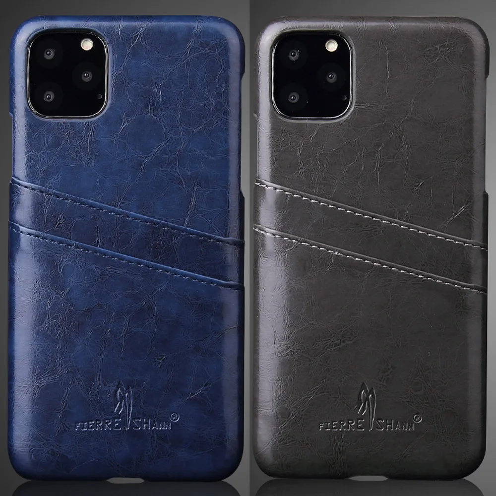 Чехол накладка из вощеной кожи для iPhone 11 Pro Max|Бамперы| |