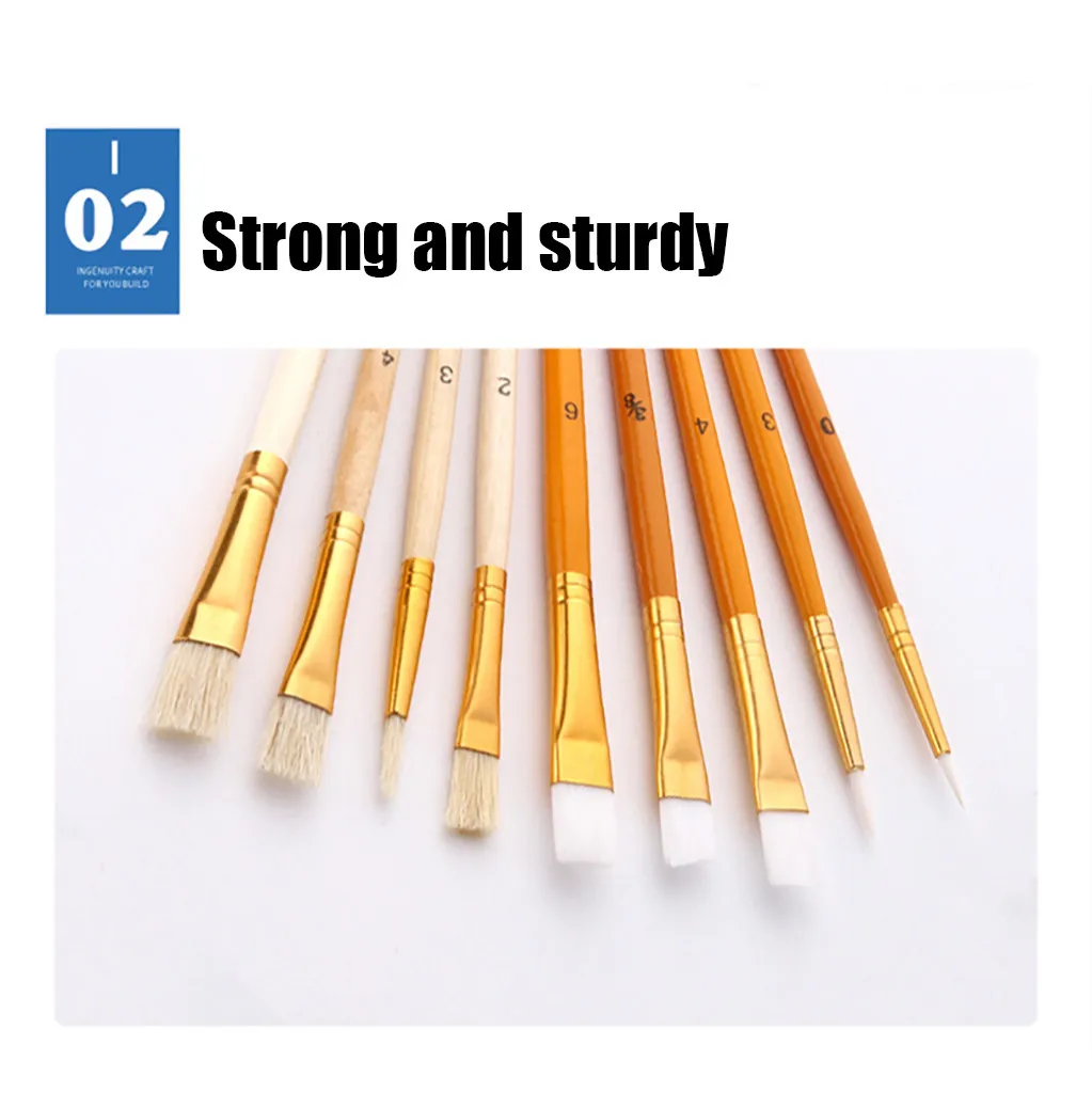 

25PCS Watercolor Oil Paint Brushes Set DIY Drawing Tools For Students Artists toys for kids