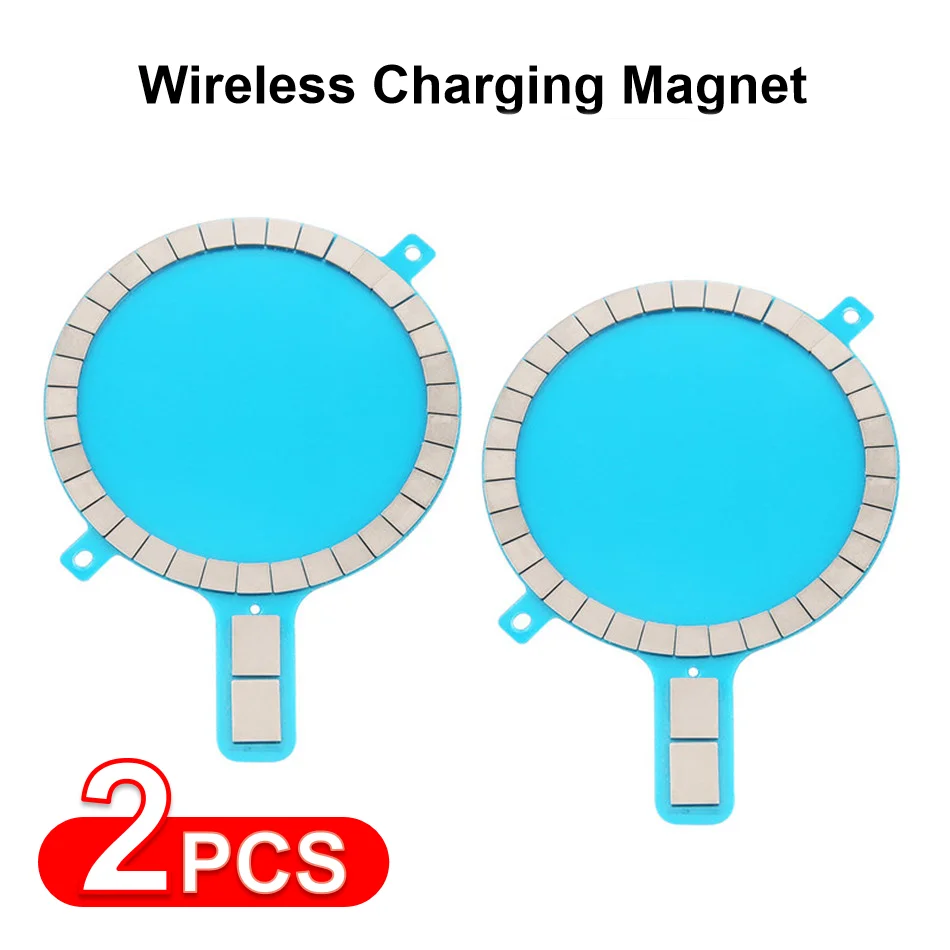

2Pcs Wireless Charging Magnet For iPhone 12 Mini 12 11 Pro Max XS XR 8 Mobile Phone Case Strong Magnetic Back Cover