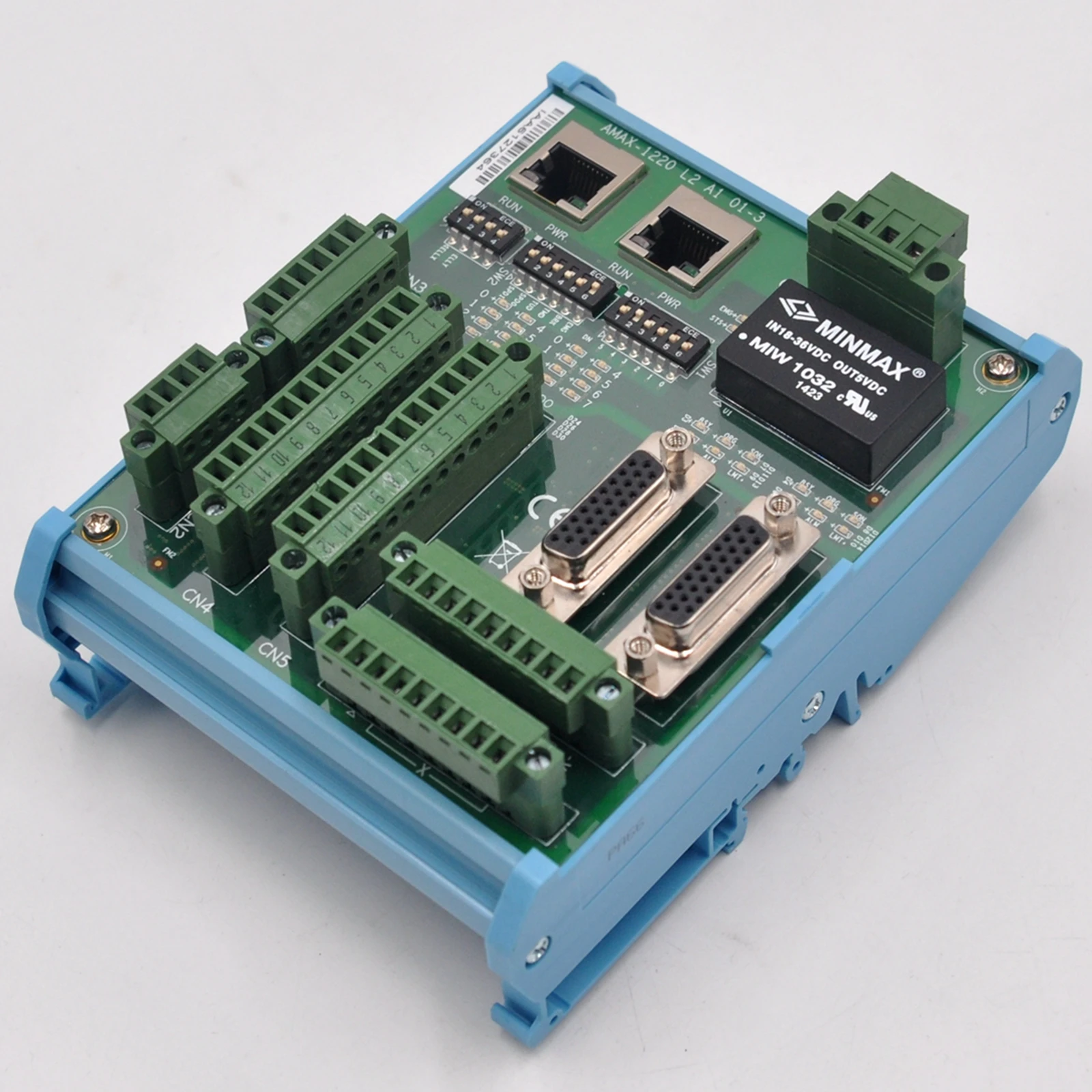 

AMAX-1220 baseplate type 2-axis AMONet motion control slave module