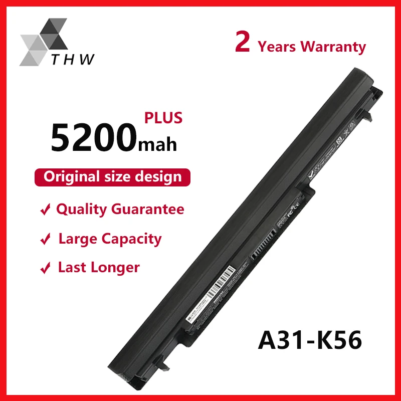 THW ноутбук батарея A31-K56 для Asus A32-K56 A41-K56 A42-K56 K56C K56CA K56CB K56CM K56V A56C A56CM A56V серии |