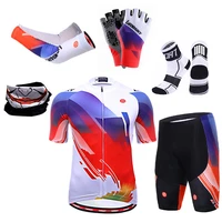 men skinsuit cycling set pro team racing bike clothing mtb jersey sportswear bicycle equipment accessories riding suit summer