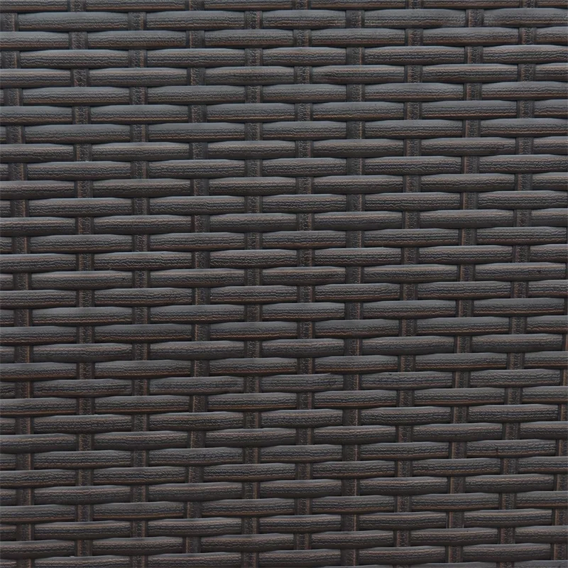 8 шт. открытый патио ротанга плетеная мягкая мебель набор твердый стальной каркас