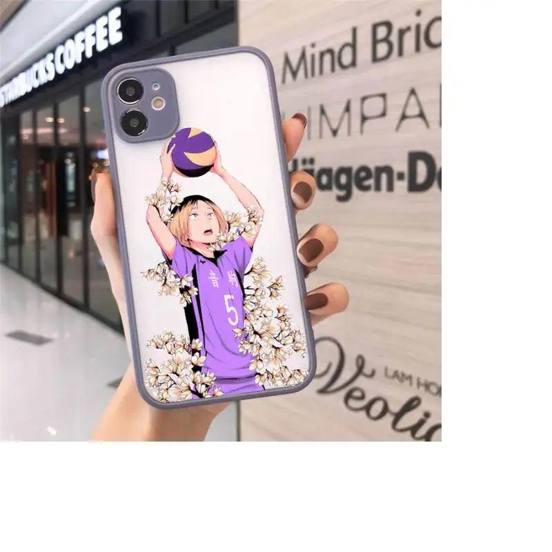 

Kenma Kozume of Haikyuu anime Phone Cases matte transparent For iphone 7 8 11 12 plus mini x xs xr pro max cover