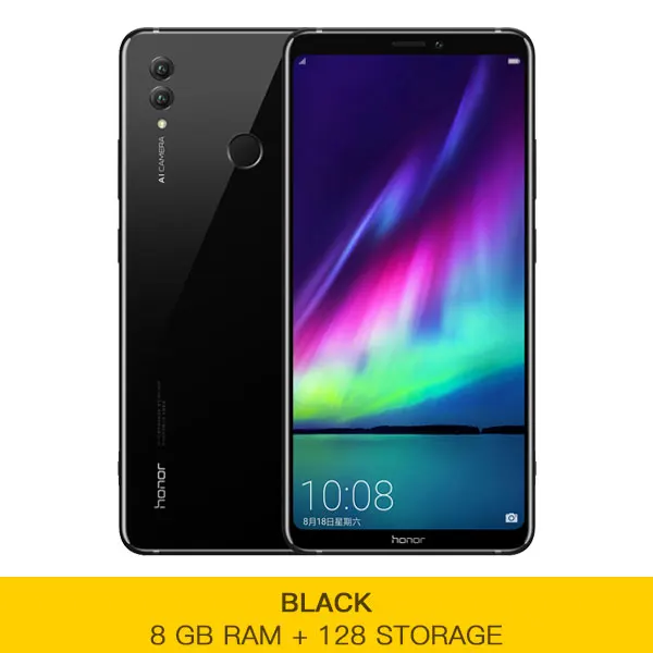 8GB 128GB Black Honor Note 10 6 ГБ 8 ГБ Оперативная память 64 Гб 128 Встроенная память Kirin 970 восьмиядерный смартфон Dual SIM 6,95 ''Android 8,1 зеркало заднего вида 24,0+ 16,0 Мп - Цвет: 8GB 128GB Black
