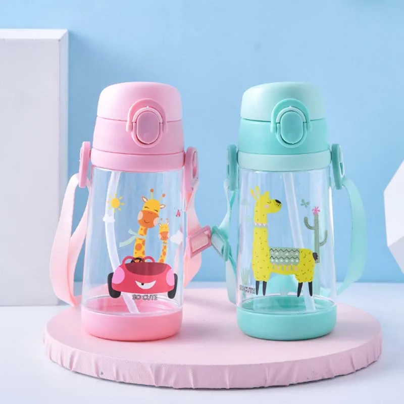 420 мл детская чашка для воды креативные Мультяшные детские чашки кормления с