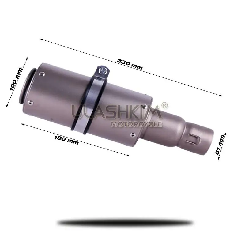 YZF R25 R3 MT-03 MT03 мотоцикл полная выхлопная система Mid Link труба глушитель без шнуровки