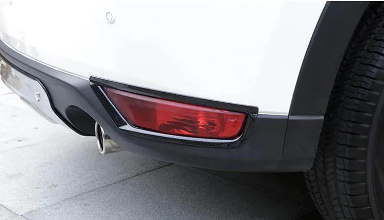 Автомобильный Стайлинг хромированная лампа заднего противотуманного фонаря