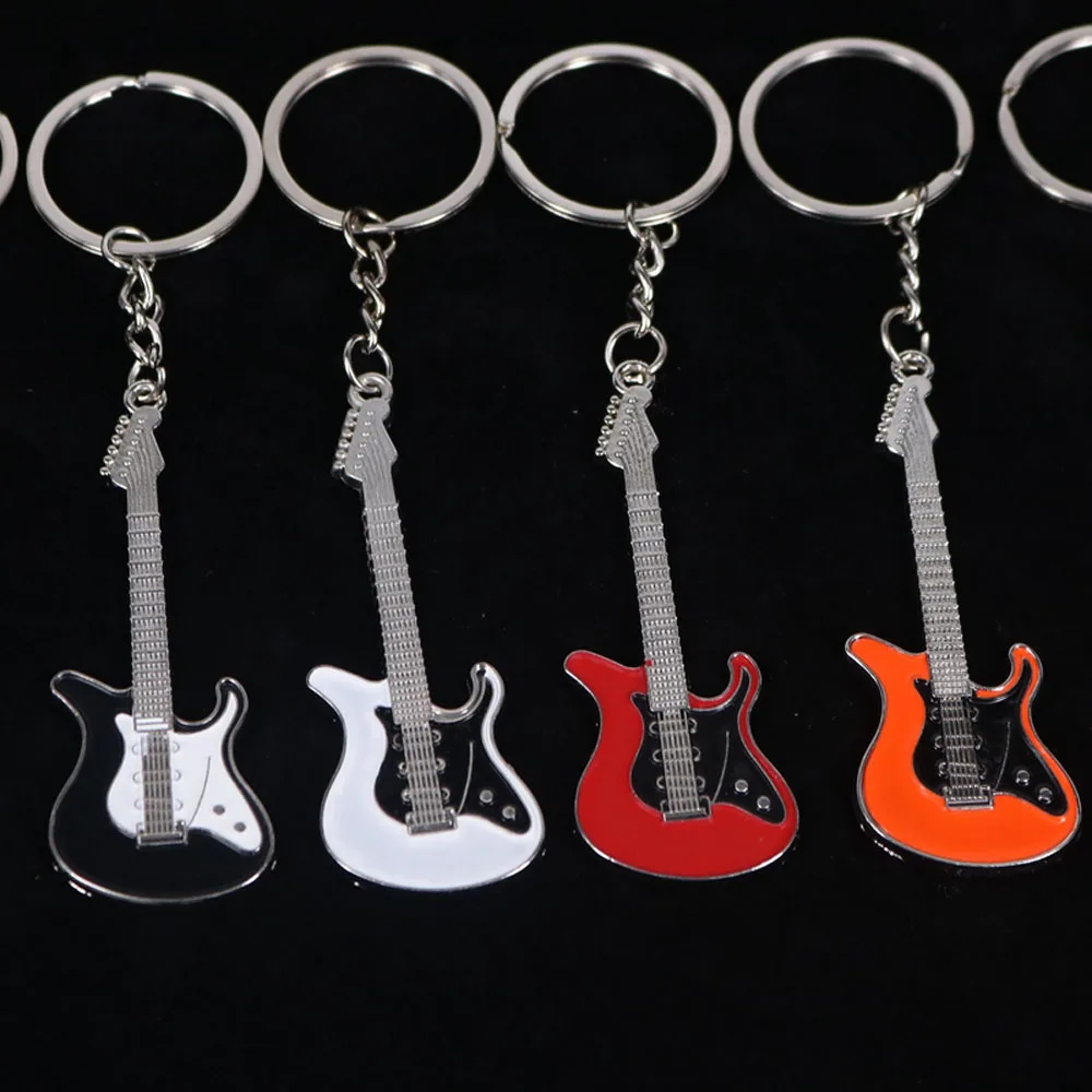 Модный классический брелок для ключей от гитары автомобильного ключа