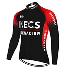 2022, Джерси с длинным рукавом для Франции и чемпиона ineos, Мужская одежда для велоспорта, Джерси для горного велосипеда, Джерси для велоспорта