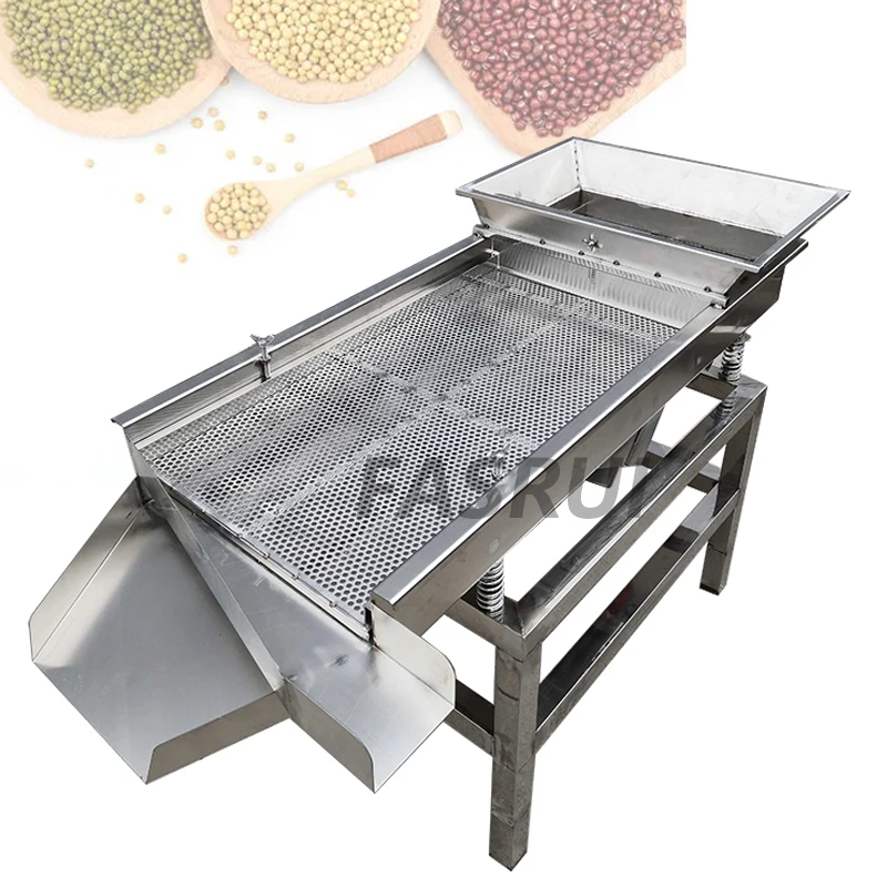 

Electric Grain Screening Machine Corn Soybean Wheat Rice Rapeseed Peanut Screener Vibration Separation Cleaner