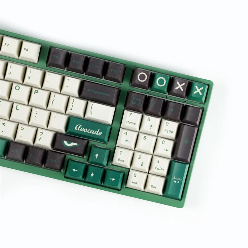 GMK Avocado Clone Keycaps PBT Dye Subbed Cherry Profile Keycap For MX Switch Mechanical Keyboard GH60 GK61 GK64 96