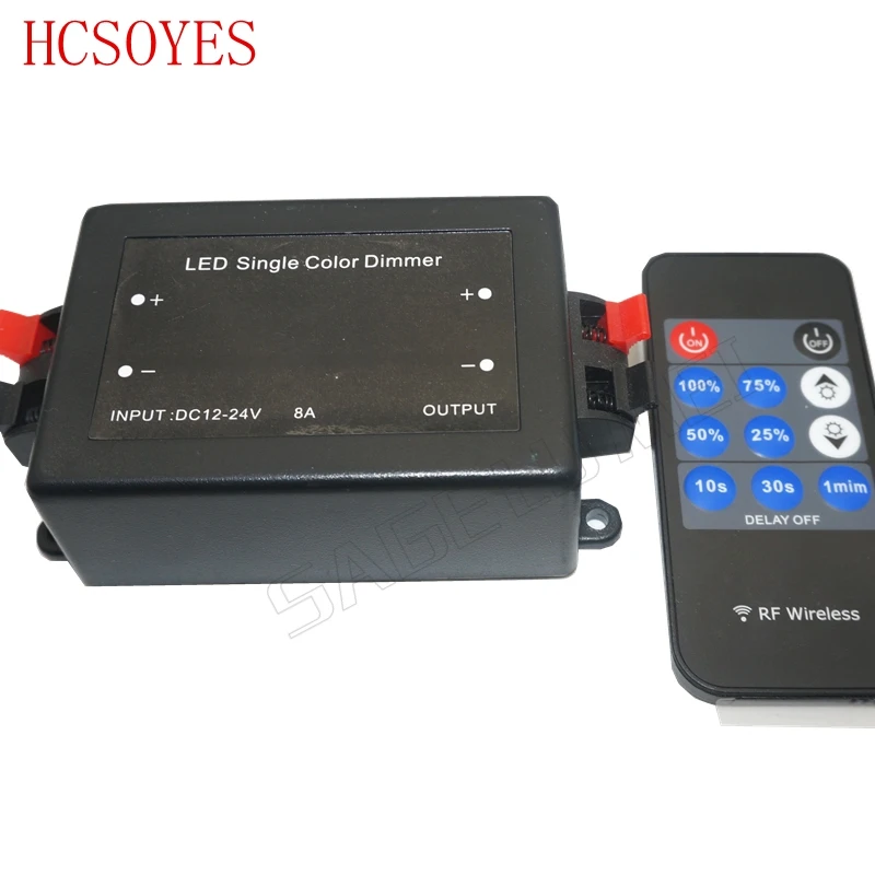DC12V 24V мини 11key RF беспроводной пульт дистанционного управления с регулятором