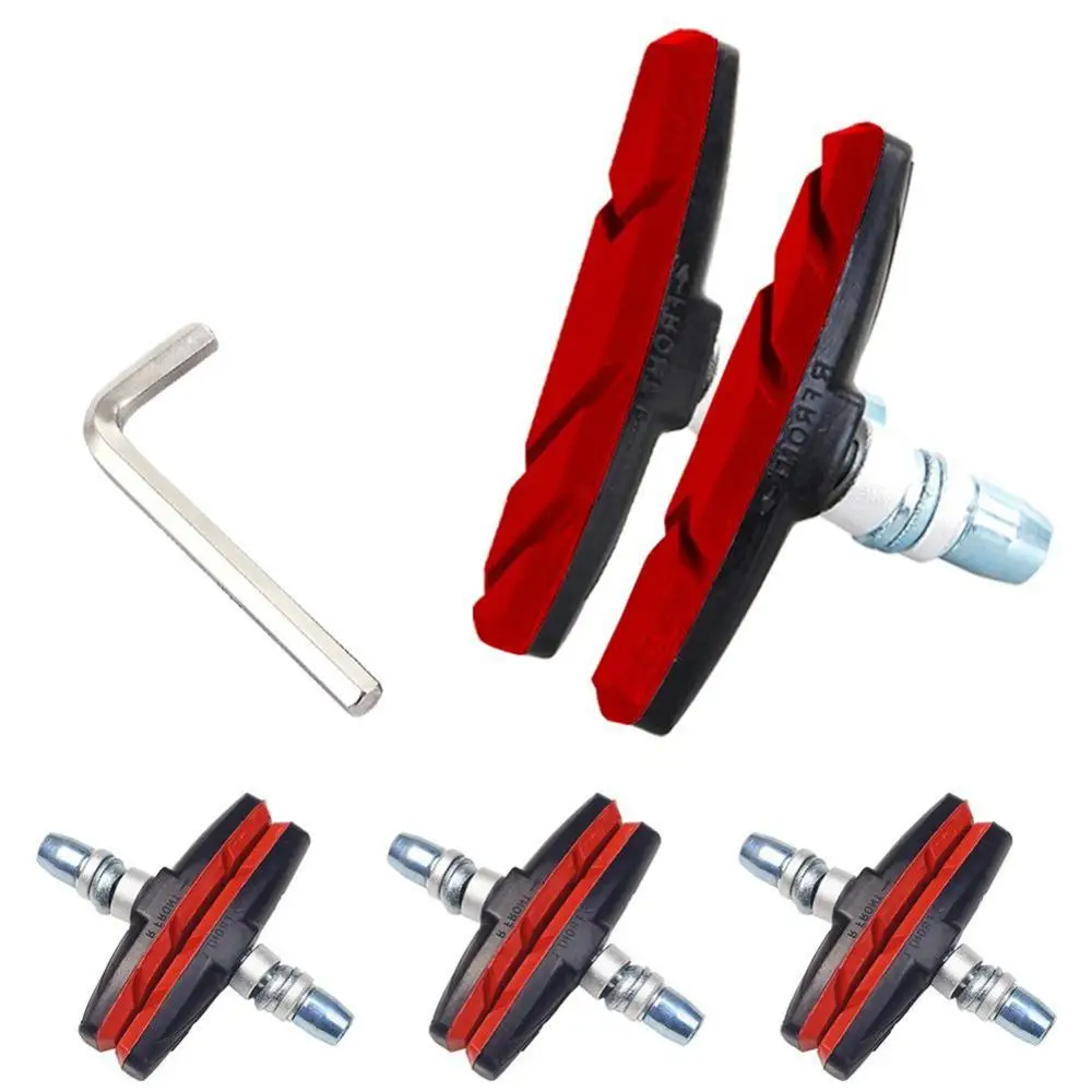 Велосипедные тормозные колодки с V образным тормозом бесшумные велосипедные