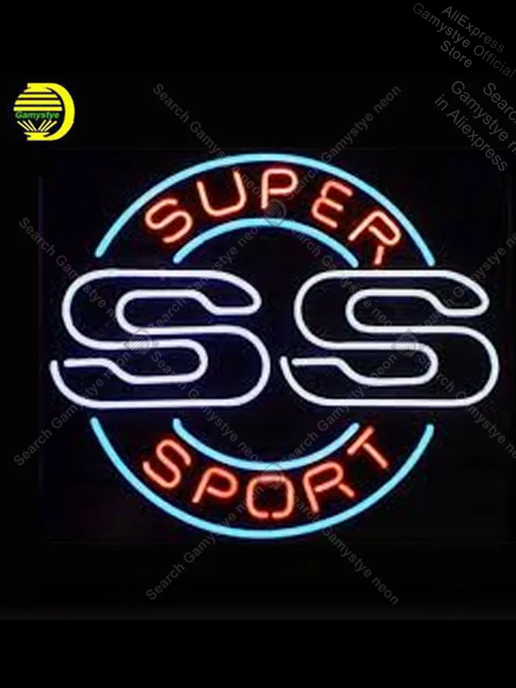 

NEON SIGN For Super Sport NEON Lamp GLASS Duty LED Light Professional Logo Designers Neon Light Real Glass neon lights for rooms