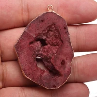 natural stone necklace pendants irregular stone pendants for jewelry making diy necklace size 30 45mm