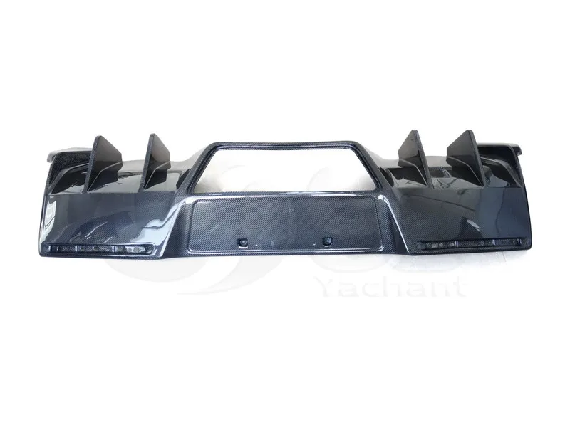 Автомобильный диффузор для заднего бампера из углеродного волокна подходит Corvette