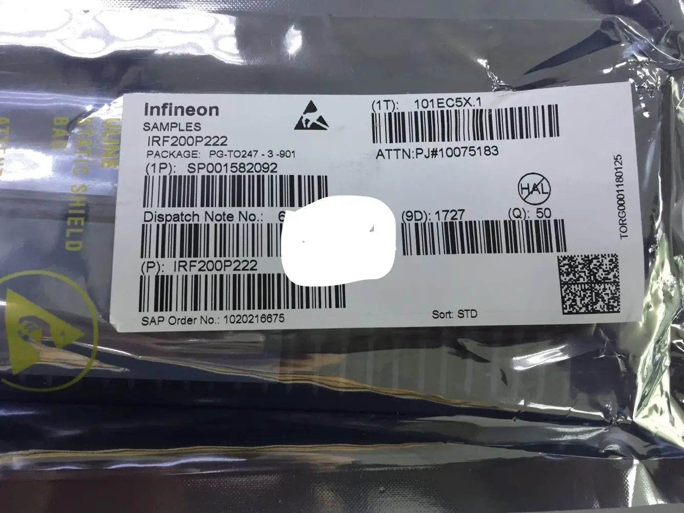 

IRF200P222 Brand New Original Authentic