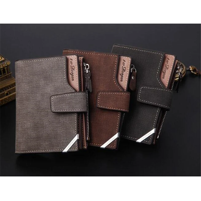 Мужские короткие кошельки кошелек для монет Contact's винтажные