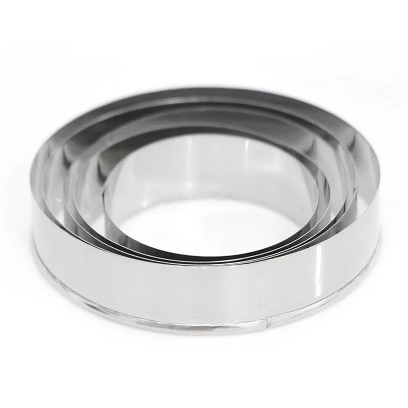 5 шт./компл. круглое печенье резак из нержавеющей стали Форма для торта Звезда