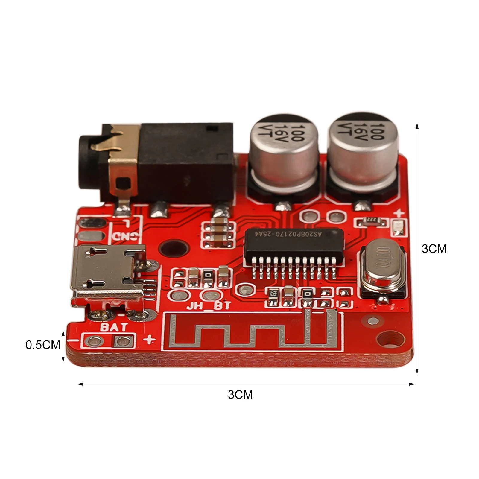 

Bluetooth 5.0 Wireless Adapter JL6925A Stereo Music 3.5mm DIY Car Bluetooth Audio Receiver power supply modification